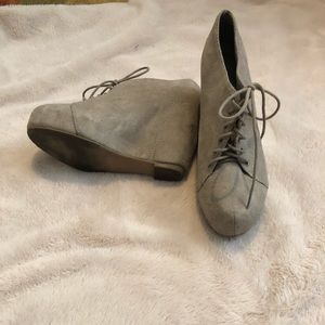 Wedge booties